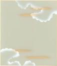 色紙　雷雲