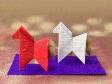 新作 迎春 紅白午 干支 (午・馬)