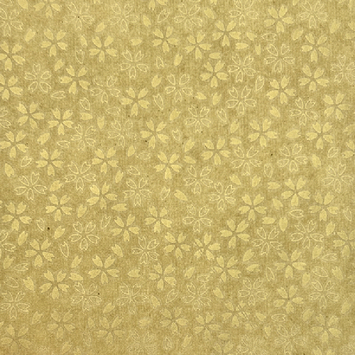 民芸紙　小桜　からし