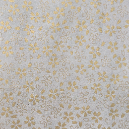 民芸紙　小桜　グレー