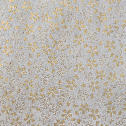 民芸紙　小桜　グレー