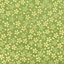 民芸紙　小桜　緑