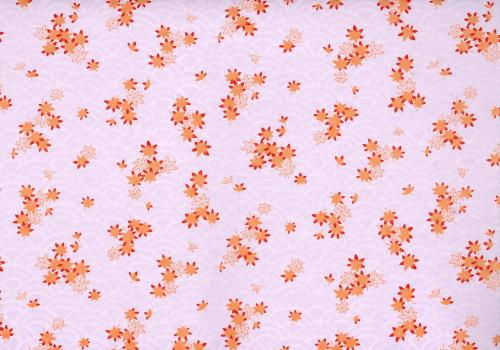 友禅　0317　もみじ　青海波　うすむらさき